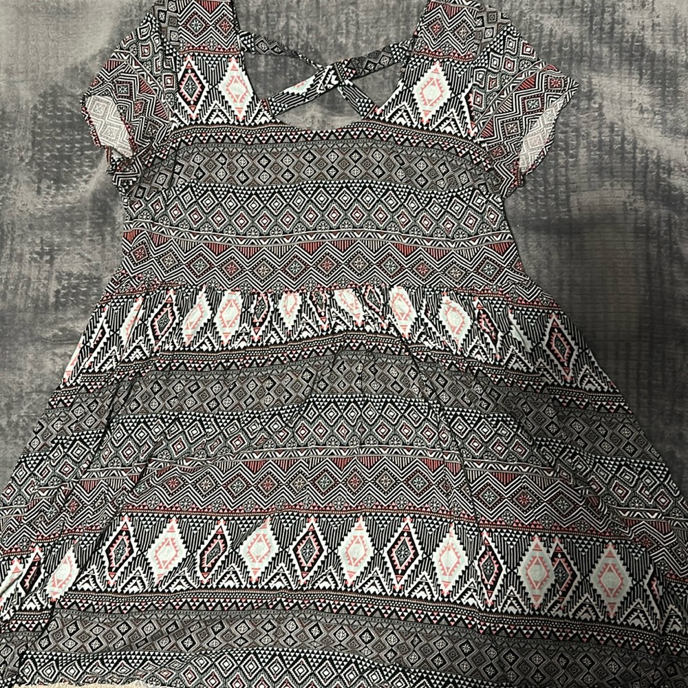 Aztec Print Dress